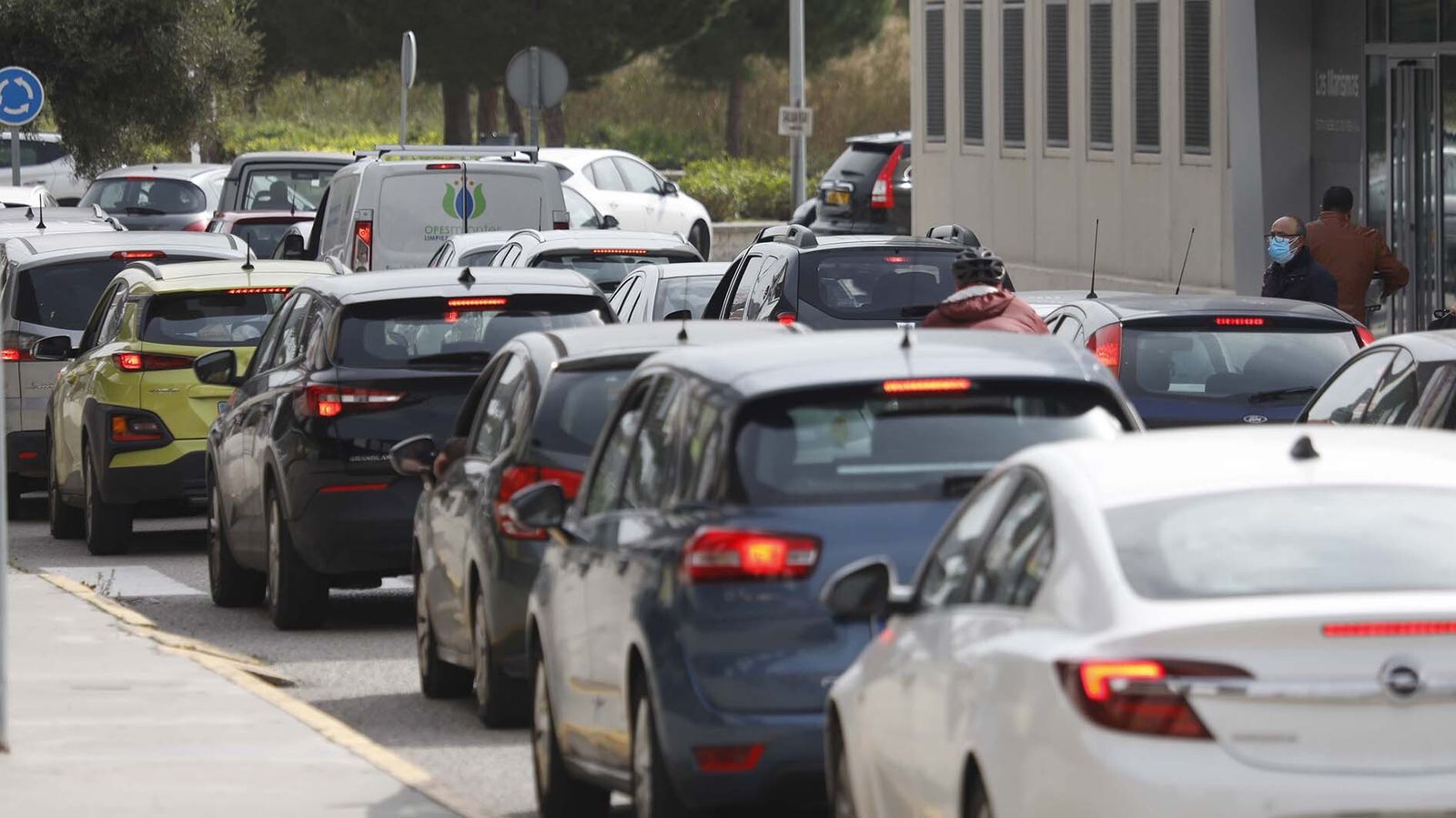 Las fotos del polígono de Palmones, tras el levantamiento del cierre  perimetral de Algeciras y Castellar