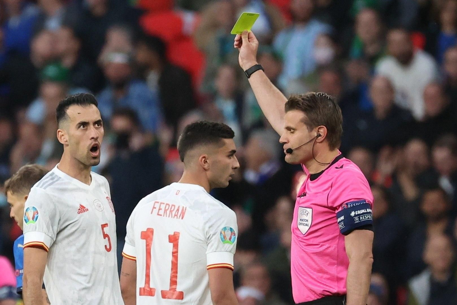 Las imágenes de la semifinal Italia-España de Eurocopa