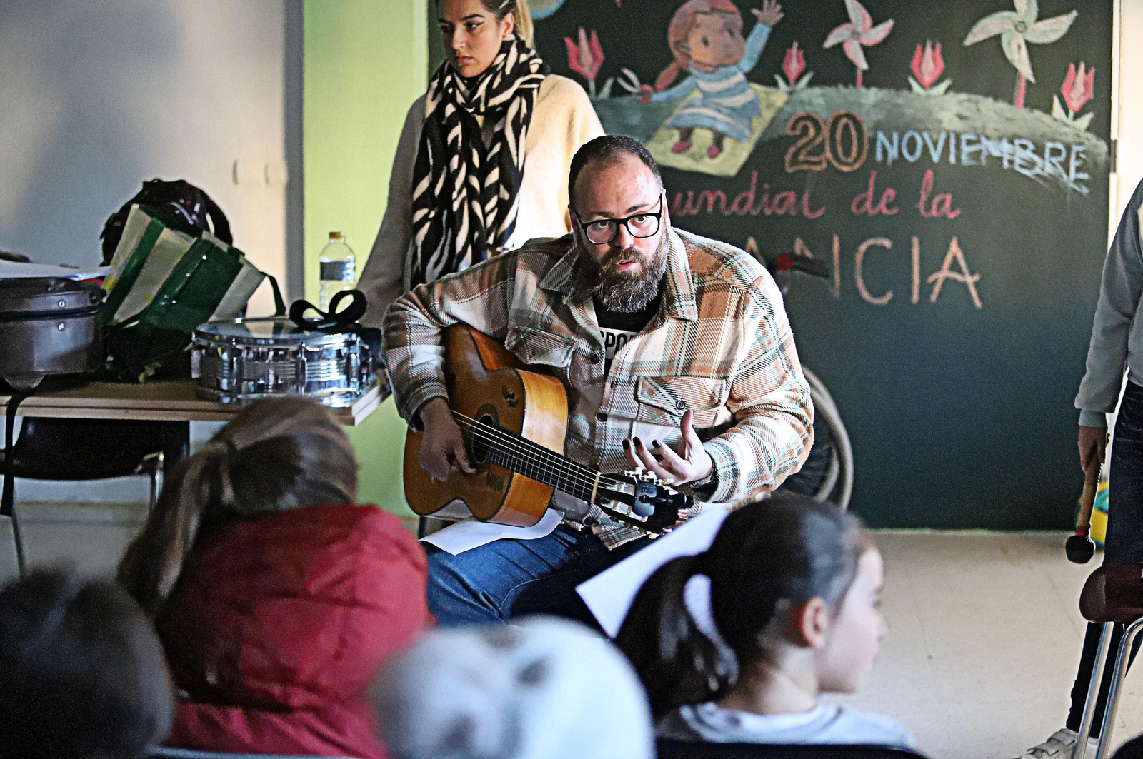 Imágenes del aula de Carnaval del Colegio de la Hispanidad