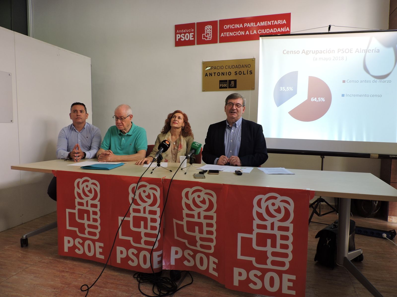 El PSOE de la capital, satisfecho con la que las primarias sigan adelante