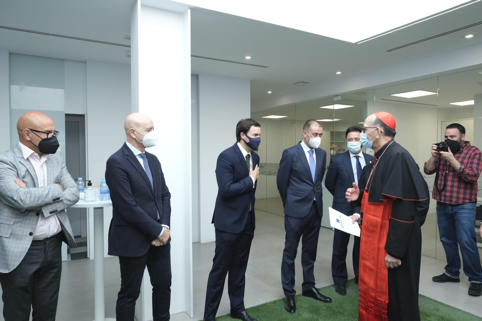 Bendición de las instalaciones de Hydrodiseño, en Huércal Overa (Almería)