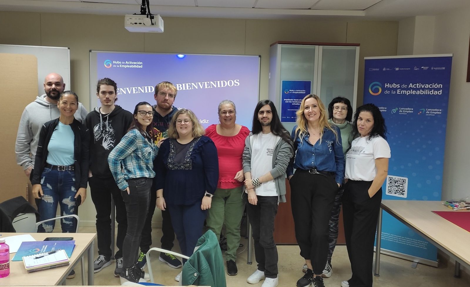 Algunas de las personas que participan en estas lanzaderas de empleo.