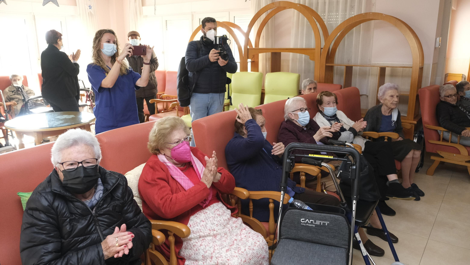 Los Reyes Magos en la Residencia Santa Teresa Jornet