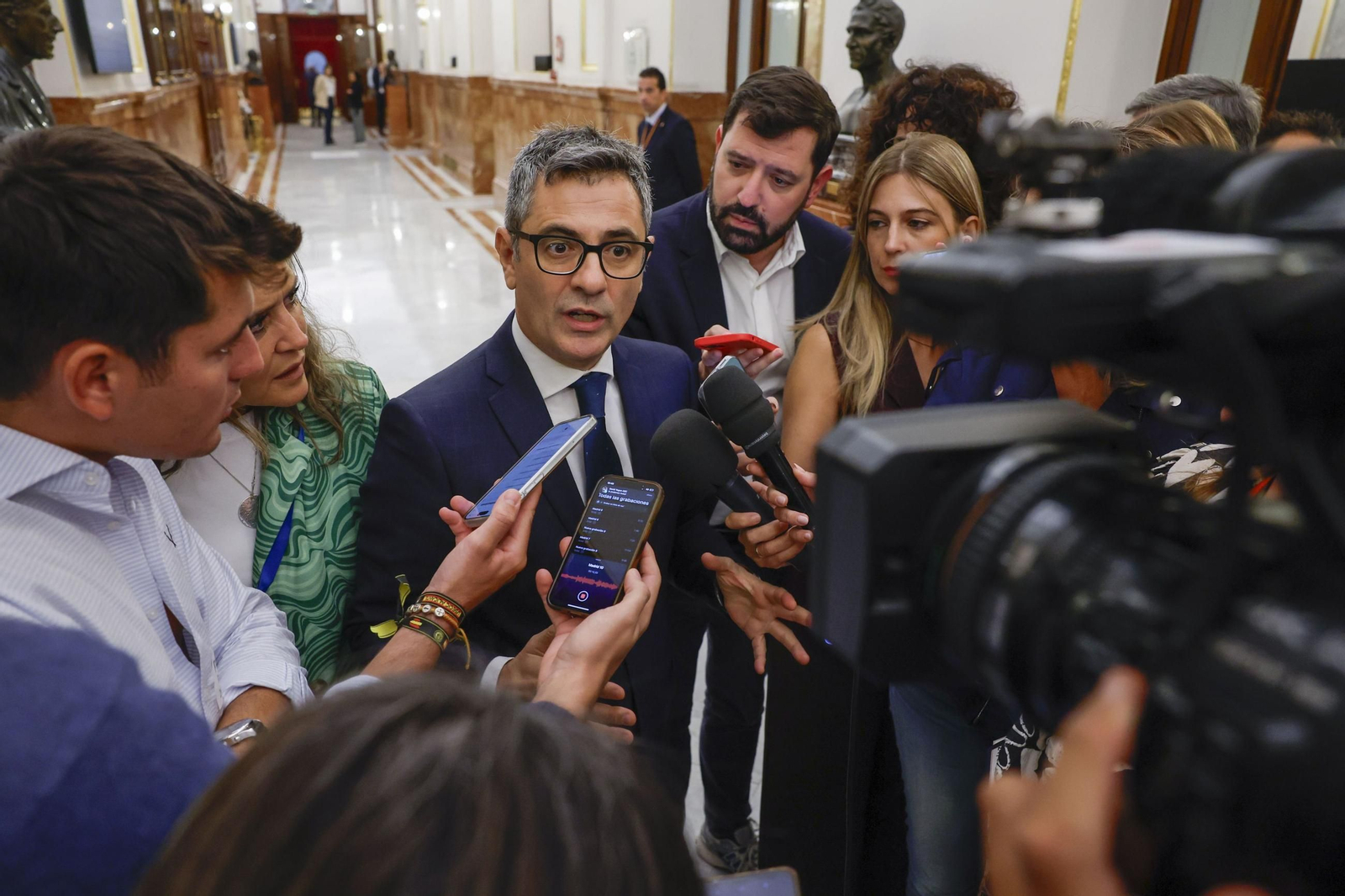 El ministro de Presidencia y de Justicia, Félix Bolaños.