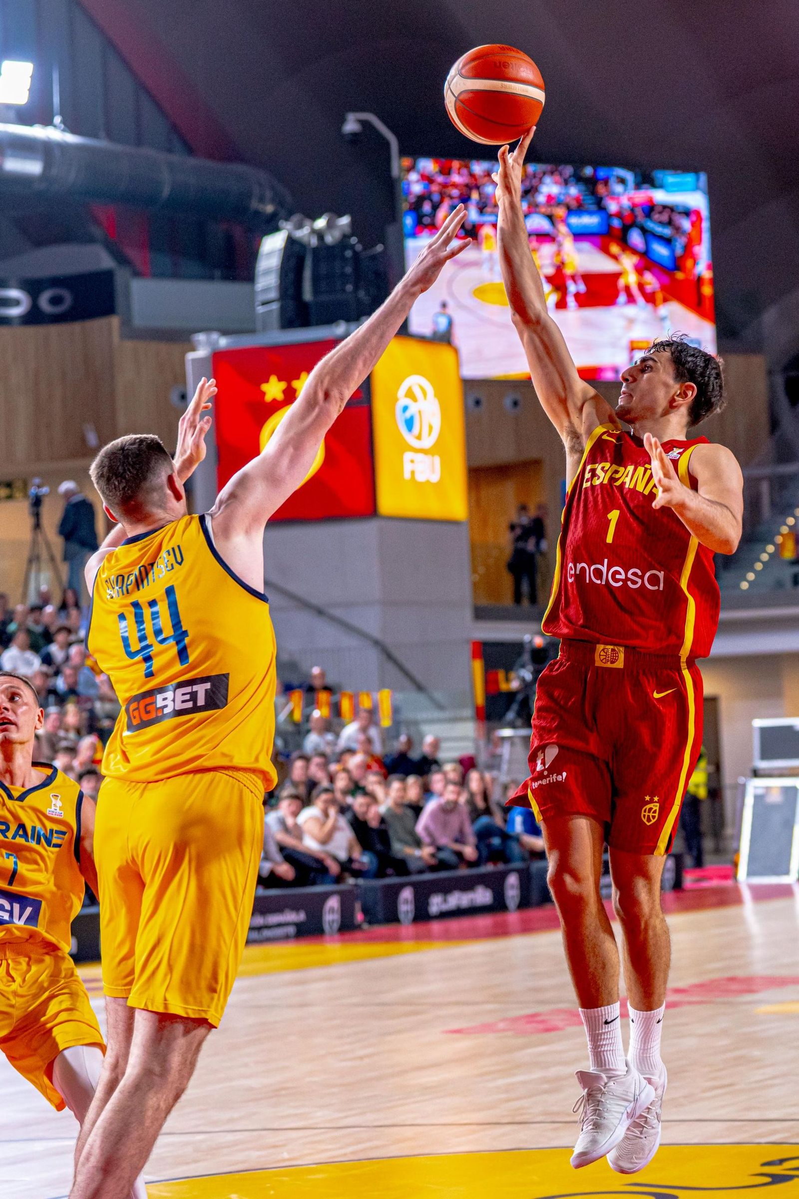 Las mejores fotos del España-Ucrania de baloncesto