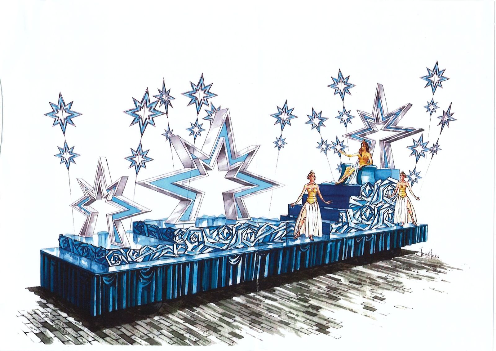 Así son las carrozas de la Cabalgata de Reyes de Cádiz 2023