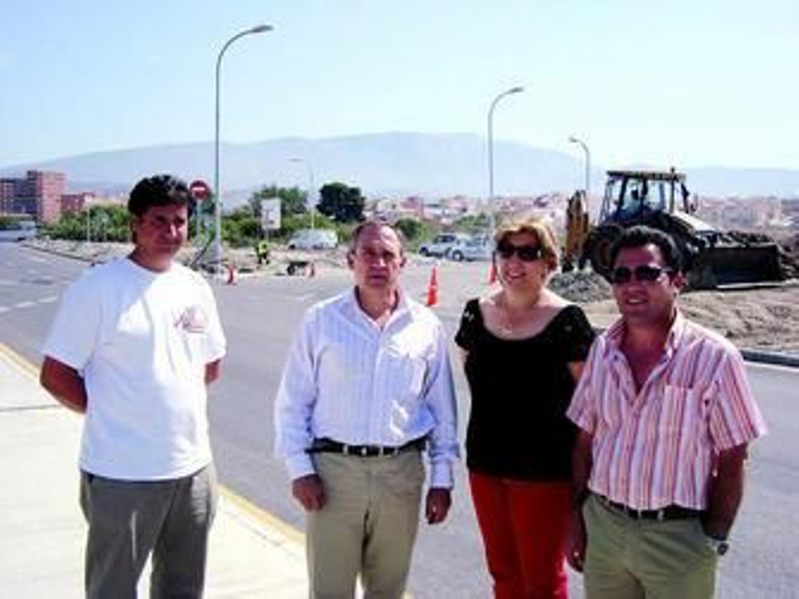 Francisco Villoslada, teniente de alcalde de Agricultura, Pueblos Anejos y Turismo, en la visita al Vadillo.