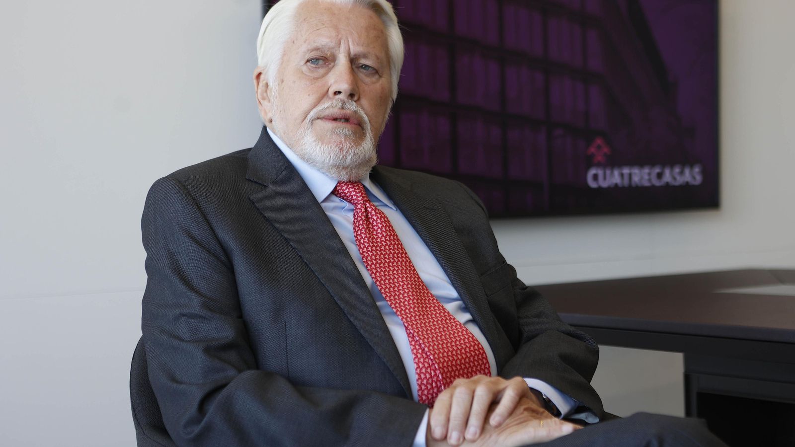 Francisco Ballester en un momento de la entrevista.