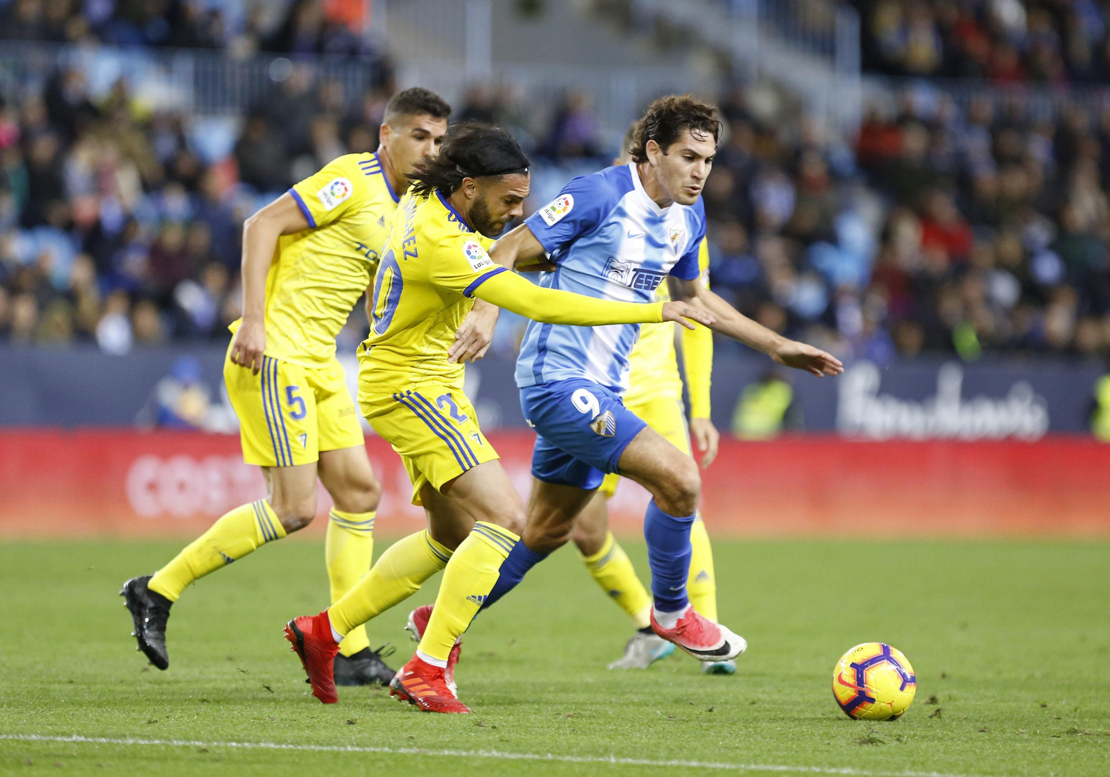 Las mejores imágenes del Málaga-Cádiz