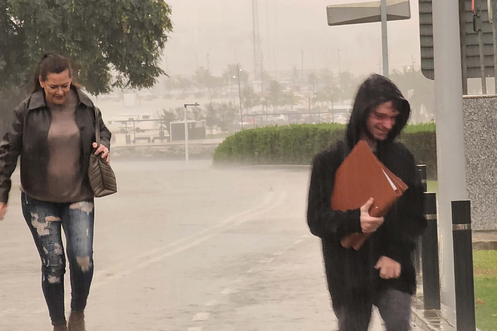 Las fotos del temporal de lluvia en el Campo de Gibraltar