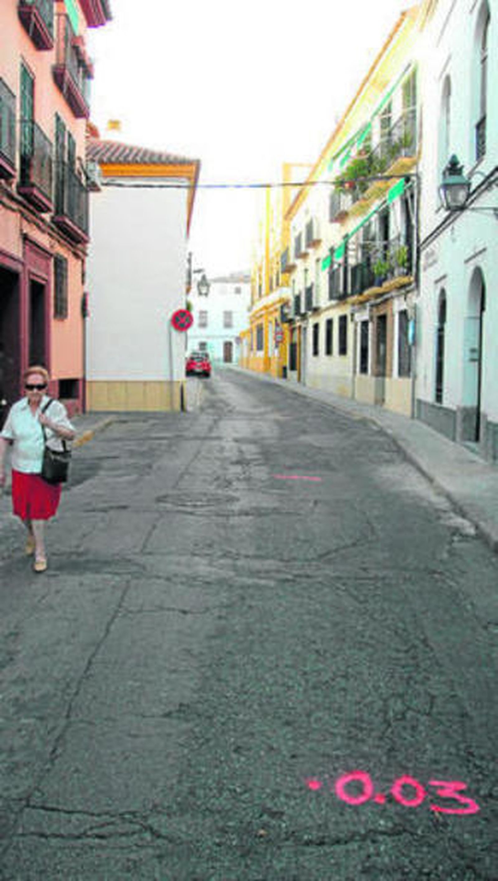 Vista de la calle Hermanos López Diéguez.