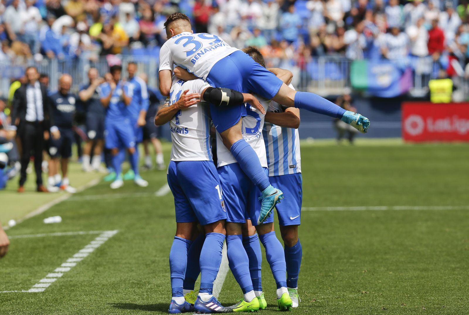 Las imágenes del Málaga-Valencia