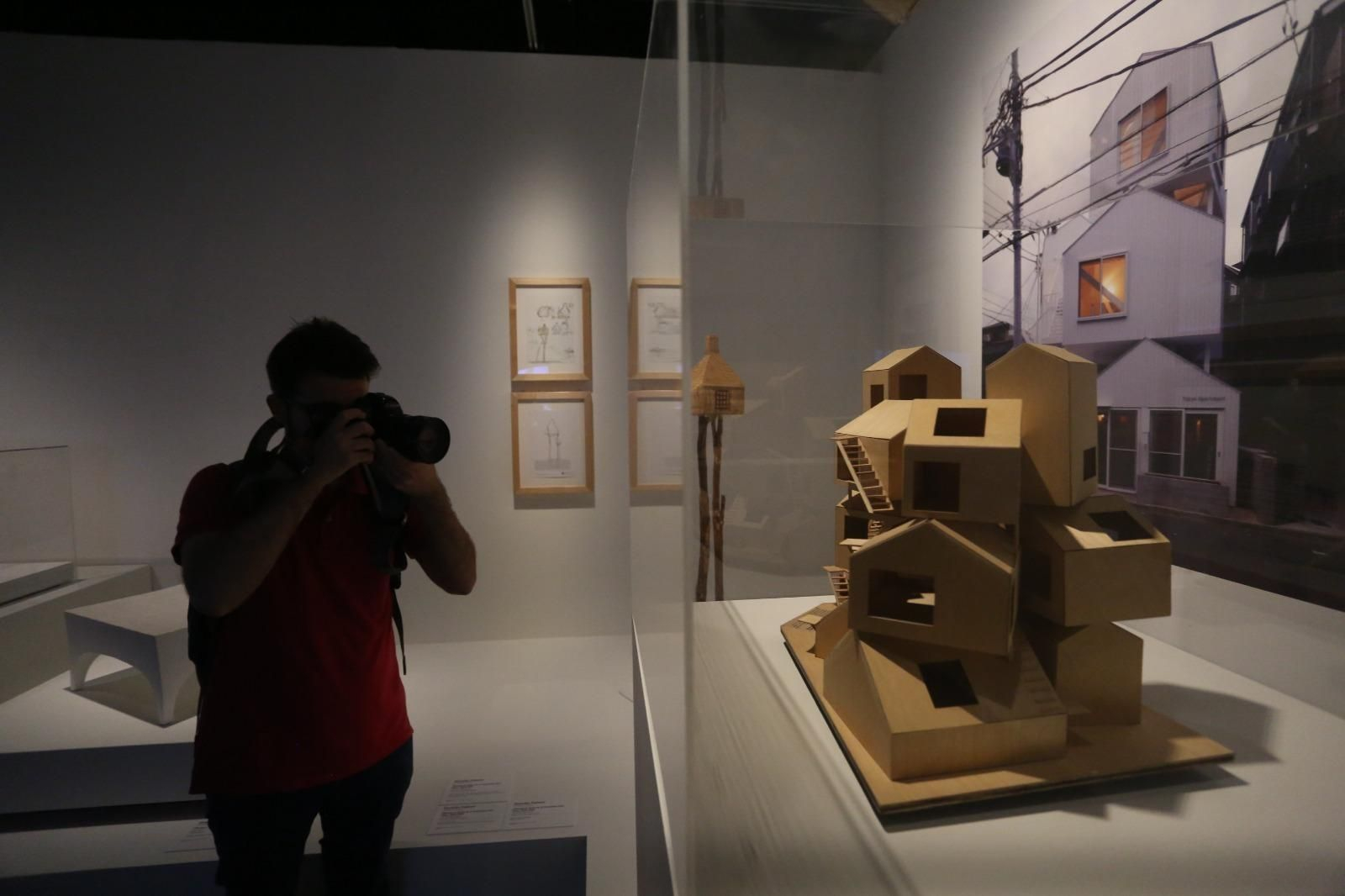 Una de la maquetas que forma parte de la exposición. Una de la maquetas que forma parte de la exposición.