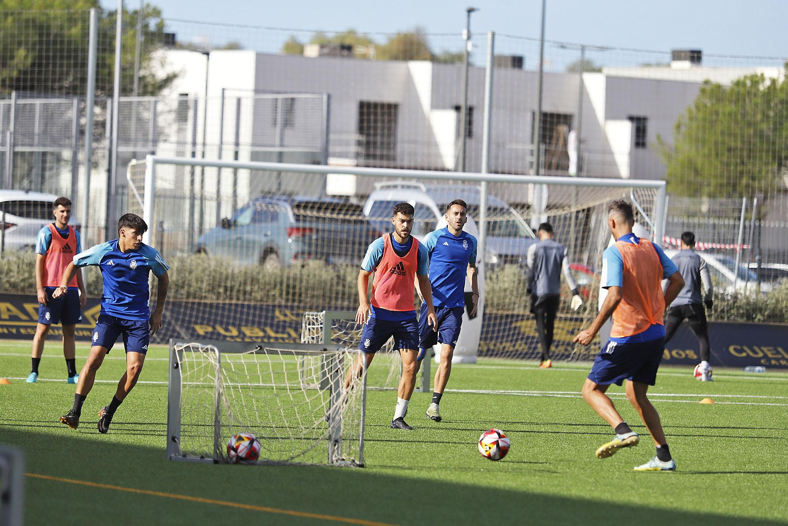 Imágenes del entrenamiento del Recreativo de Huelva