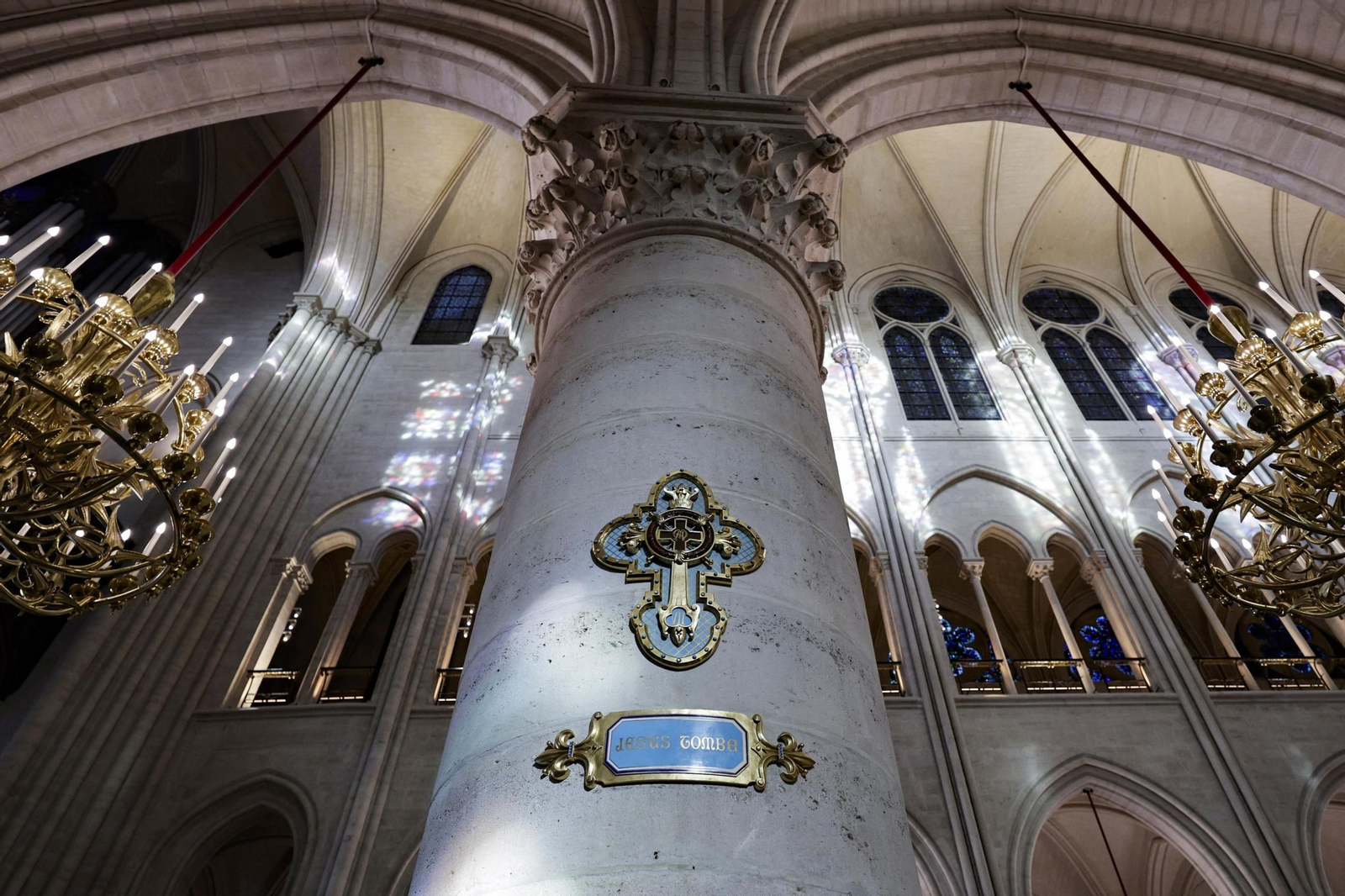 Así es el nuevo interior de Notre Dame tras la restauración Así es el nuevo interior de Notre Dame tras la restauración