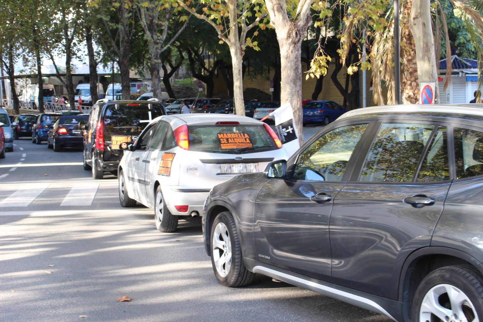 La manifestación partió del Bulevar Pablo Ráez.