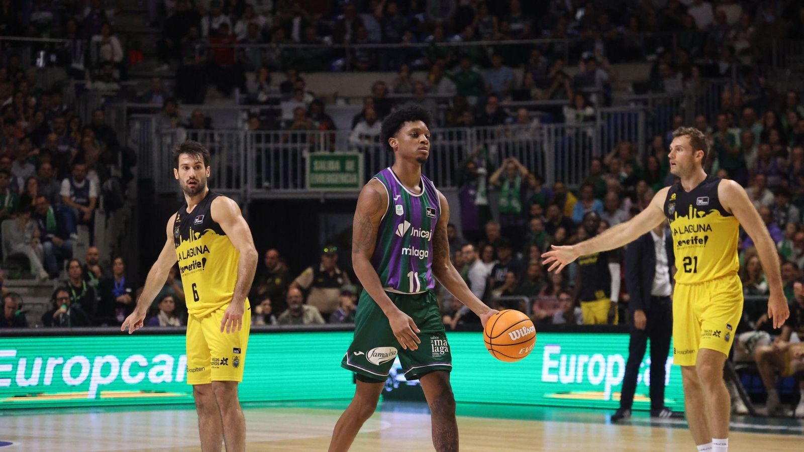 El Unicaja-La Laguna Tenerife, en fotos