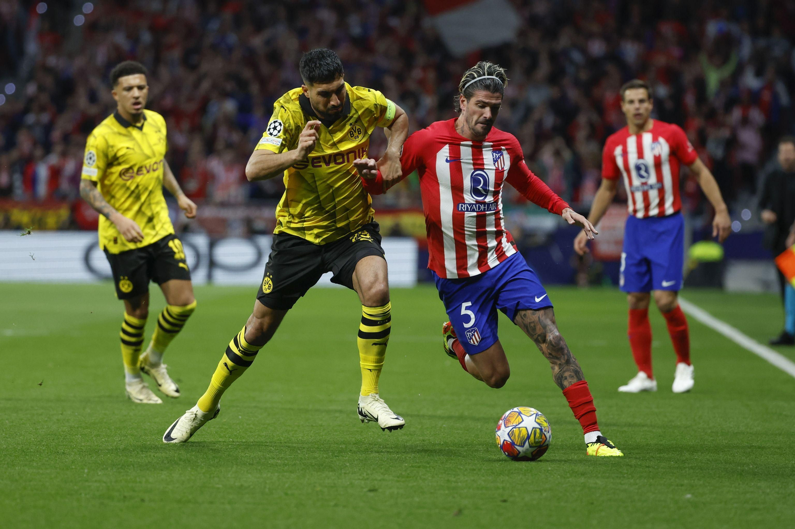 El Atlético de Madrid - Borussia Dortmund, en fotos