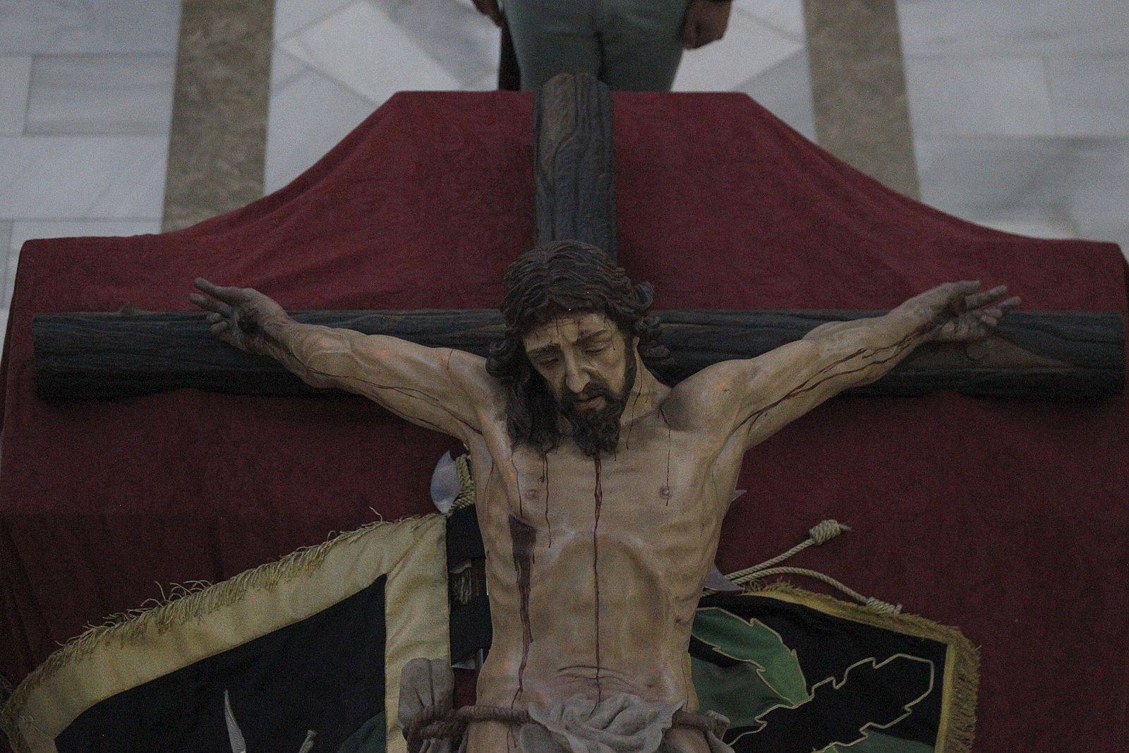 Custodia del Cristo de la Buena Muerte de La Legión. Semana Santa 2019. El Parador