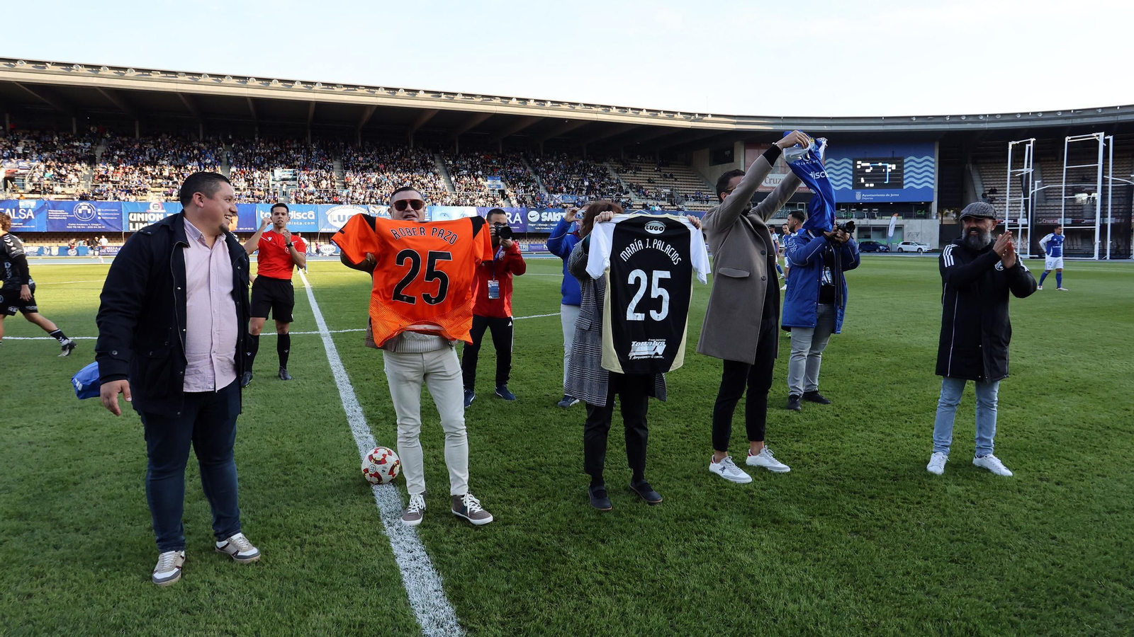Imágenes del derbi entre Xerez CD y Xerez DFC en Chapín