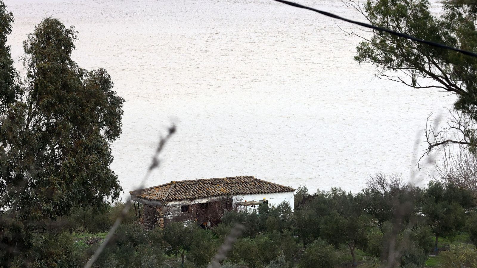 Así afronta la zona rural de Jerez la subida del río Guadalete