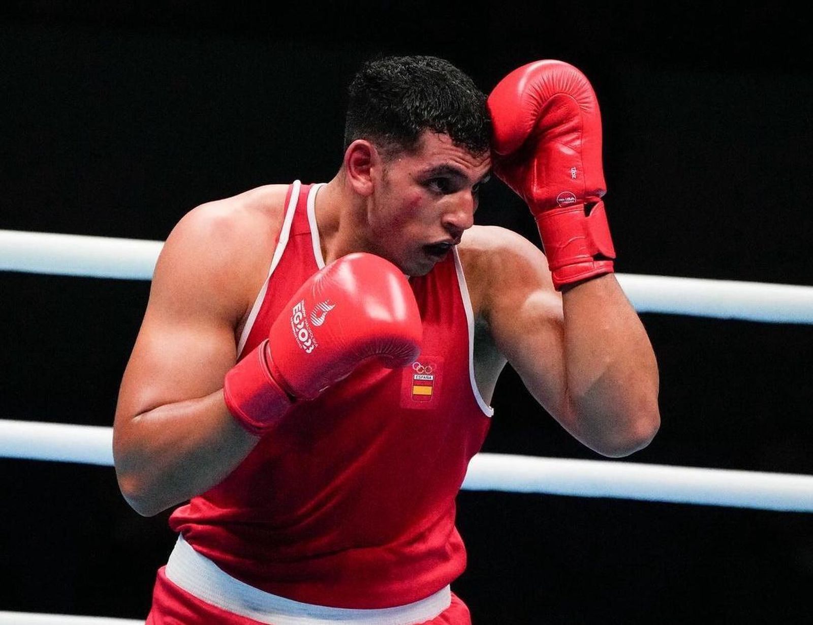 Ayoub Ghadfa, durante el torneo Preolímpico