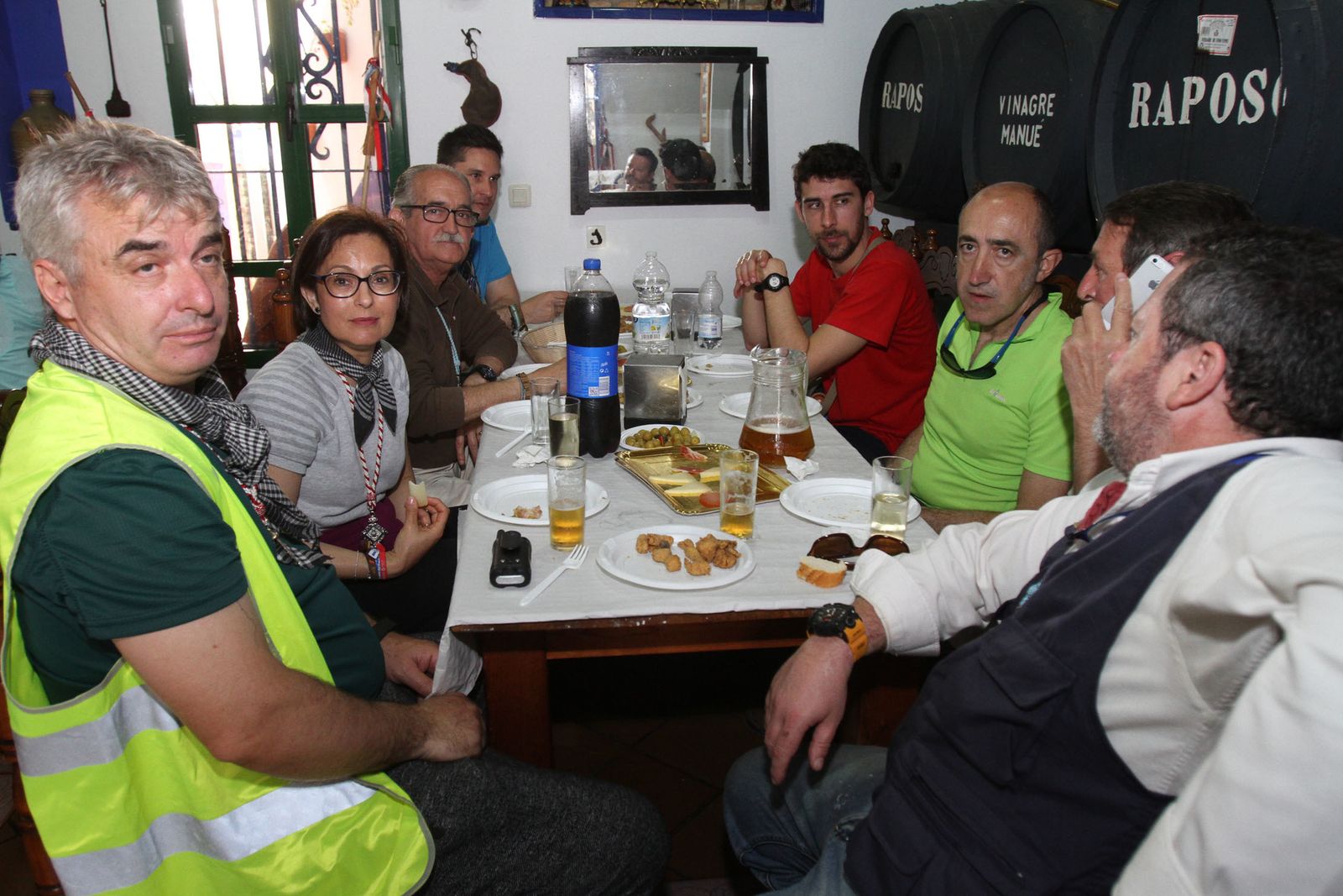 Las imágenes de la peregrinación de los presos a El Rocío