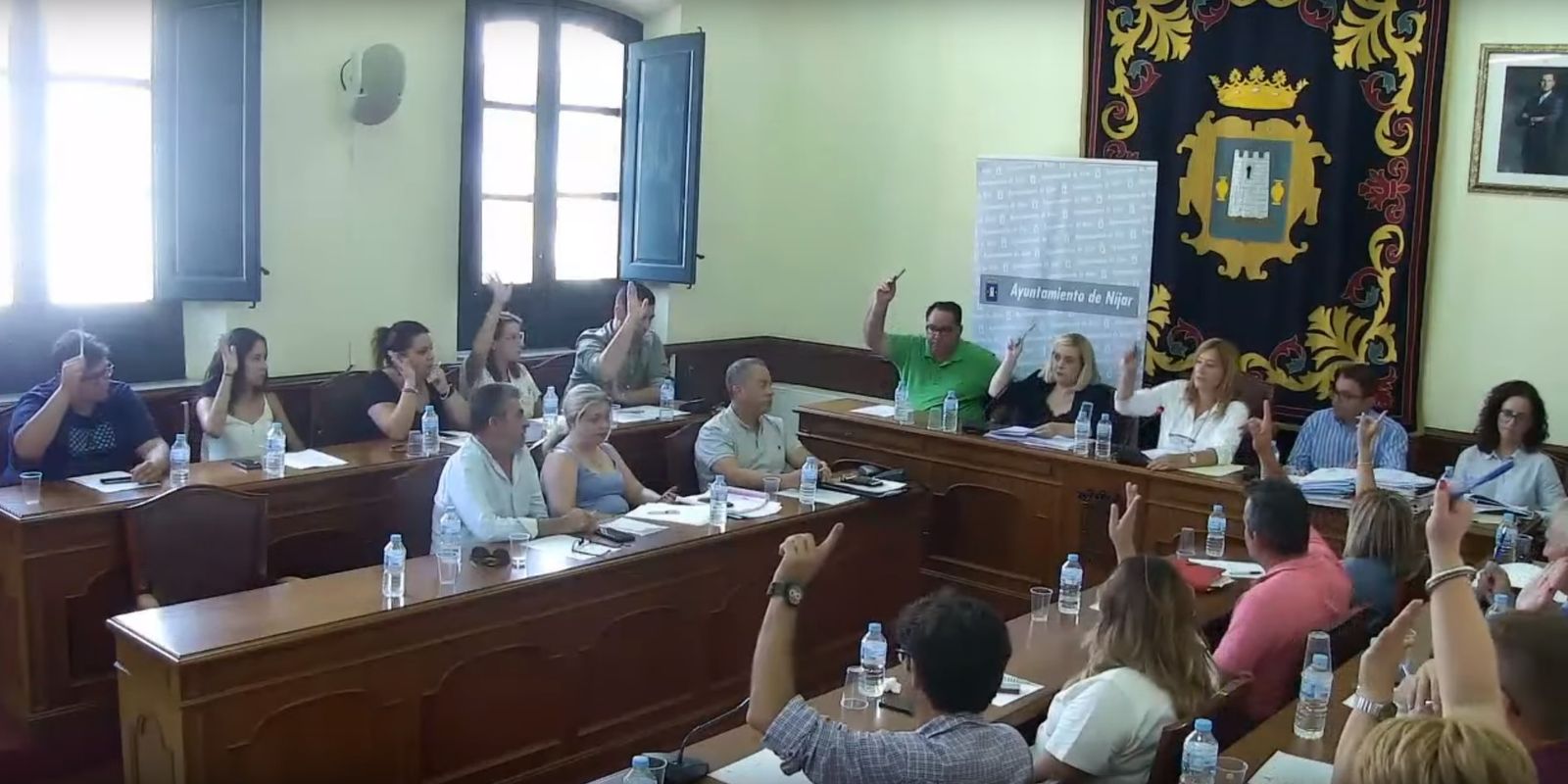 Sesión plenaria de Julio de 2019, una de las primeras de esta legislatura