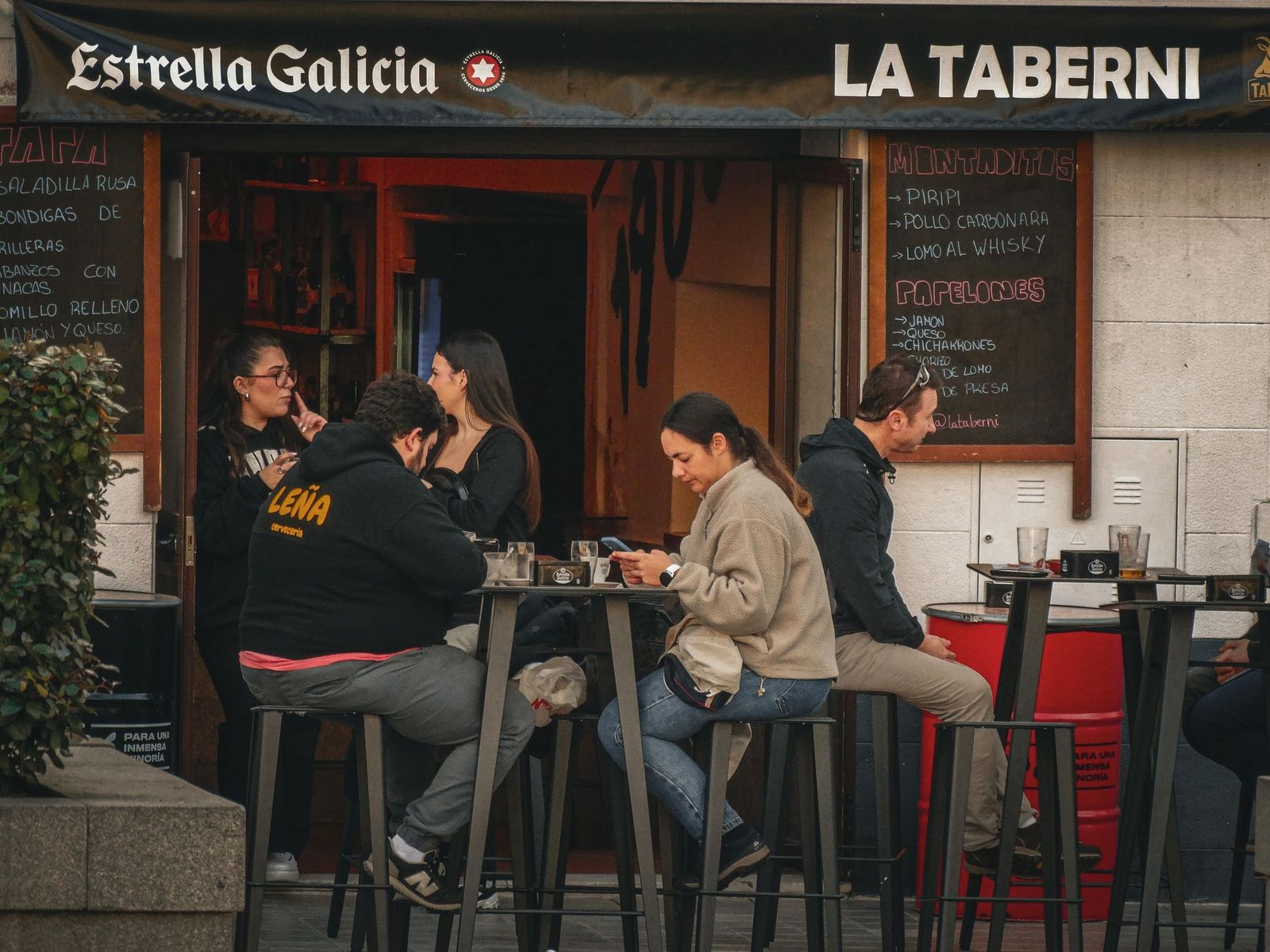 Ambiente en las calles del centro, en fotos