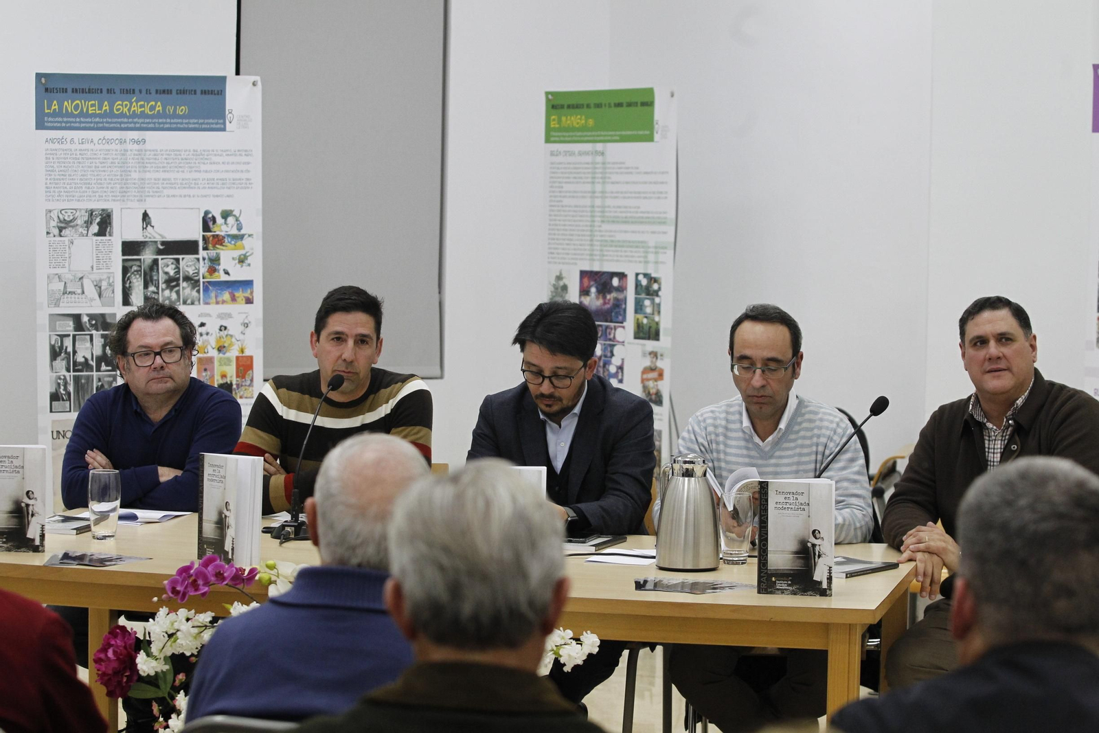 Norberto Torres, José Francisco Díaz Alonso, Manuel Guzmán, José Luis López Bretones y Francisco Alonso.