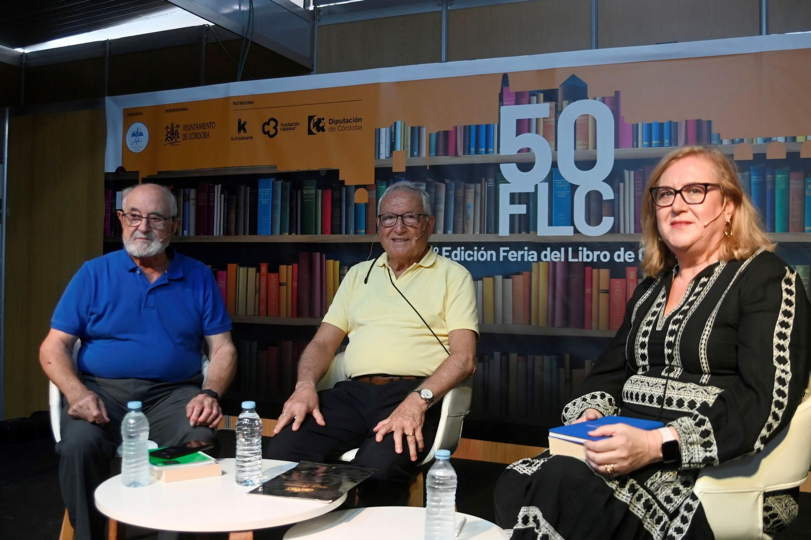 Antonio Torremocha (centro) con José Antonio García Uceda y María Victoria Jerónimo.