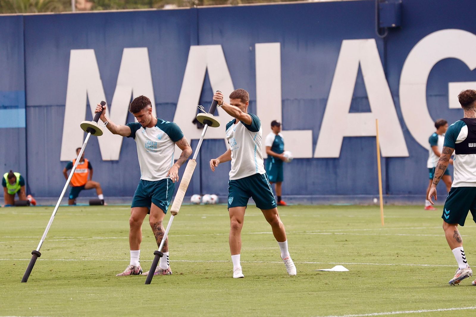 Rafita, del filial, novedad en el entrenamiento ante la baja de Carlos Puga