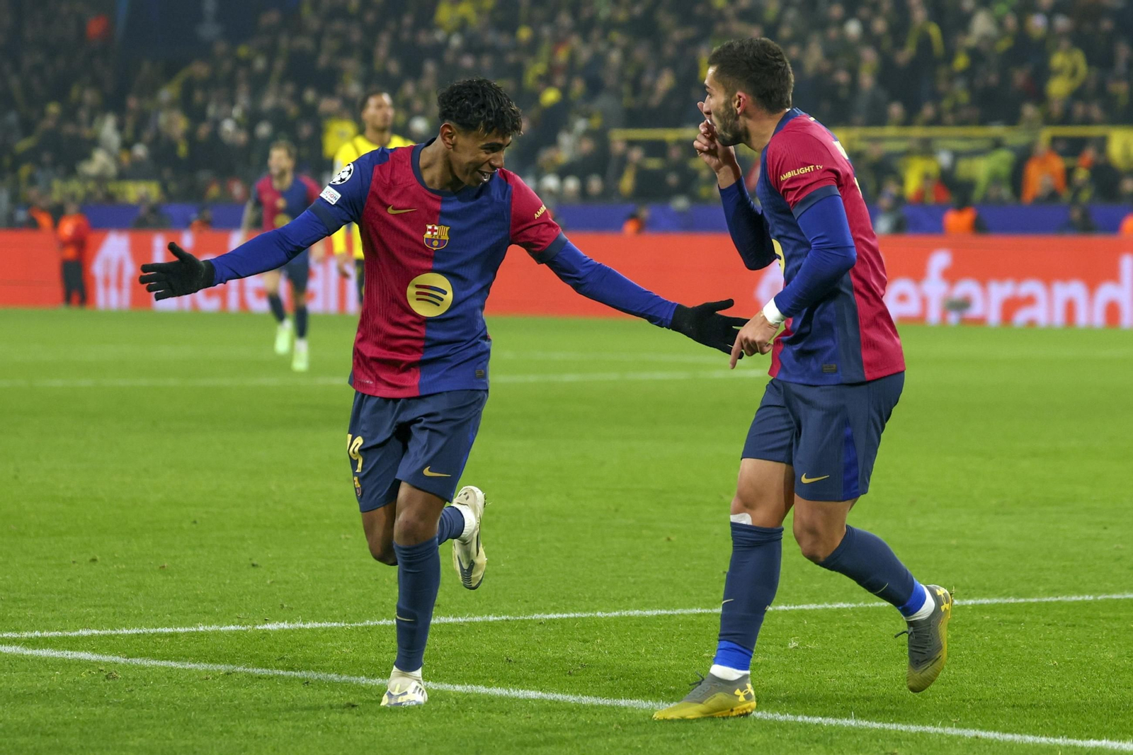 Las imágenes del Borussia Dortmund - Barcelona
