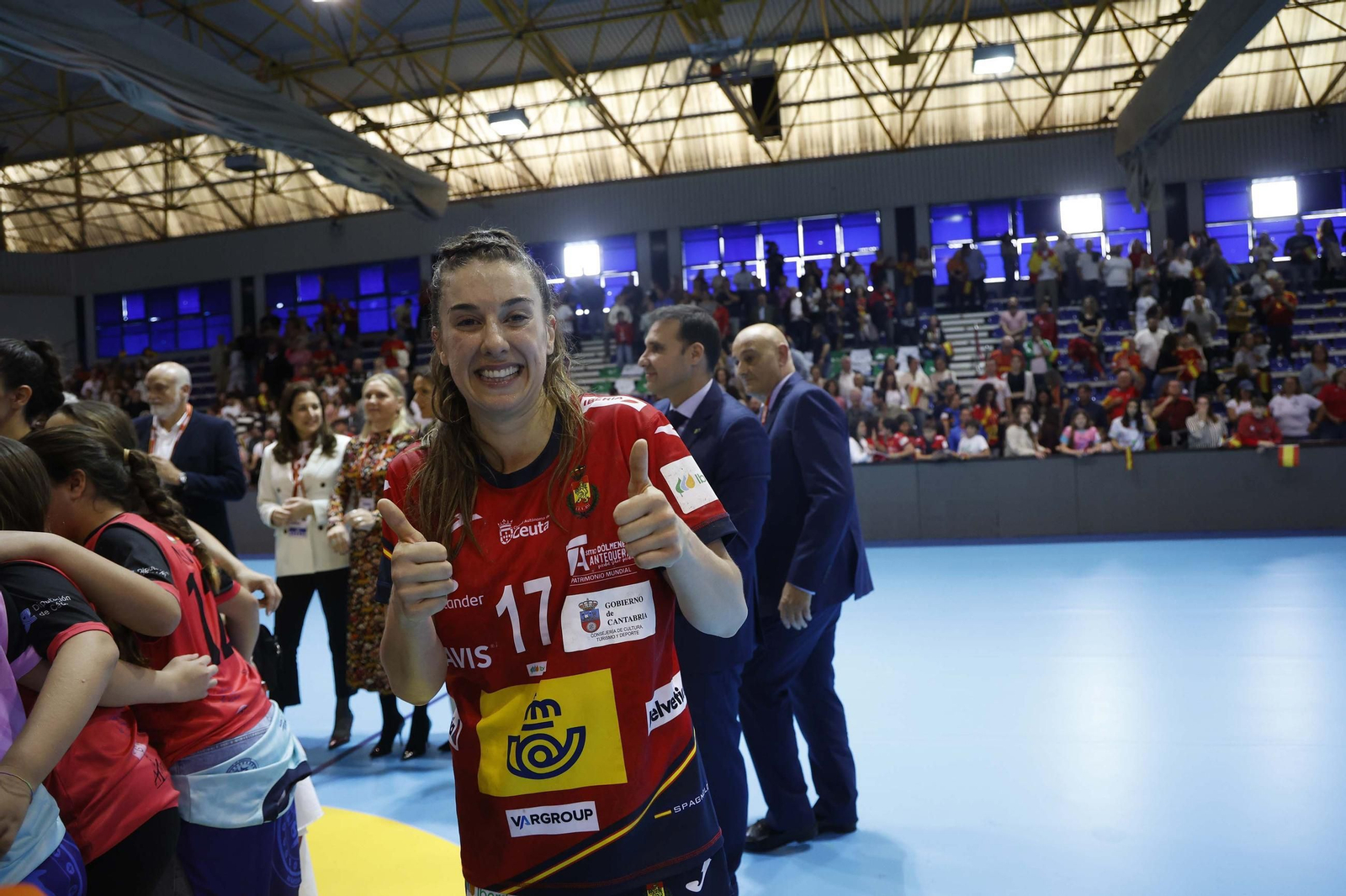 Las fotos del España Croacia de clasificación para el Mundial femenino de balonmano, en Algeciras