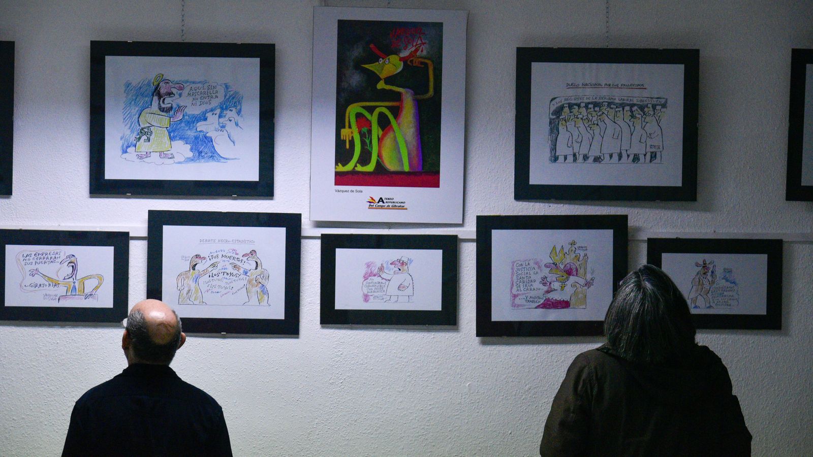 Exposición de Andres Vazquez de Sola en el Ateneo Republicano en Algeciras