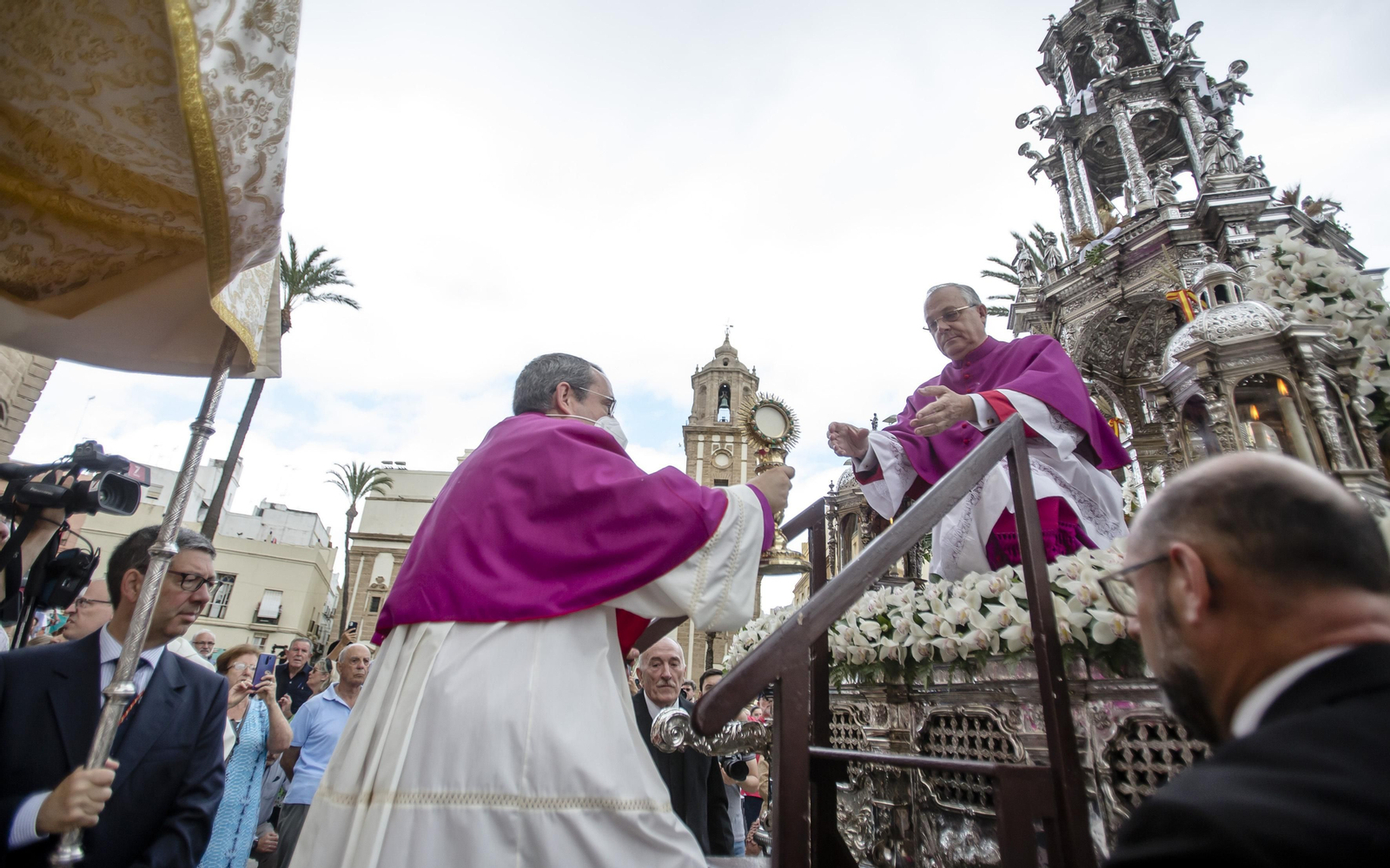 Las imágenes de la procesión del Corpus