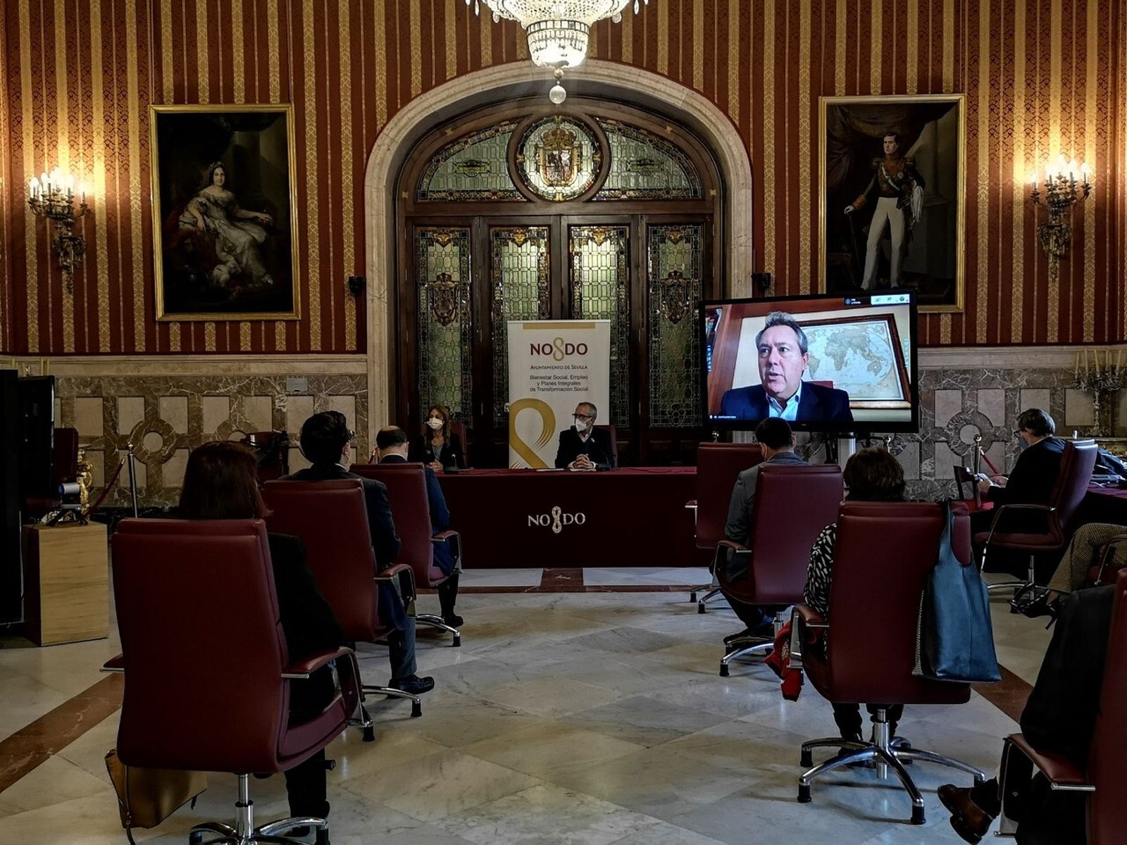 Acto de clausura de la tercera edición del programa Sevilla Integra.