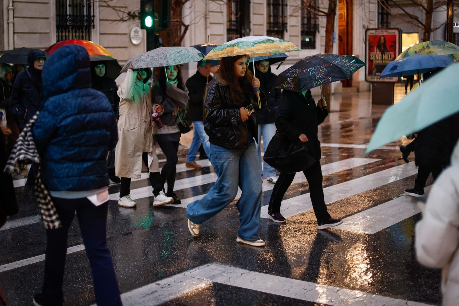 El paso de la borrasca Joseph por la provincia de Granada, en imágenes