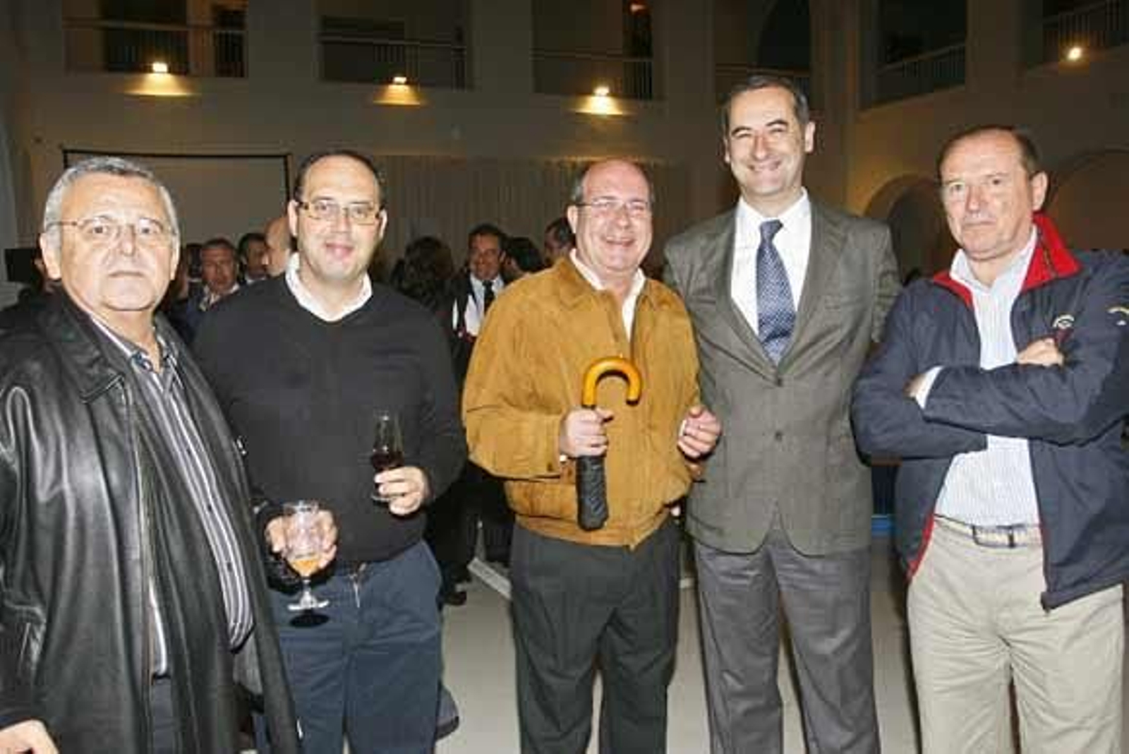 Manuel Muñoz Fossati, Francisco Andrés Gallardo, Manuel de la Peña, José Antonio Hidalgo e Ignacio Valdés.

Foto: Joaquin Pino/Julio Gonzalez