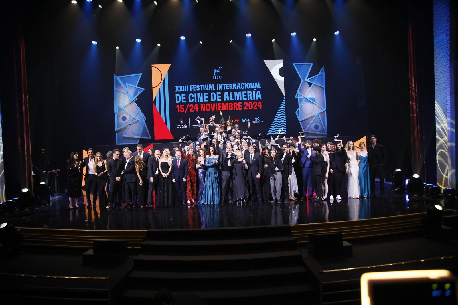 Las imágenes de la gala del Festival Internacional de Cine de Almería (Fical) con el premio 'Almería, tierra de cine' a Karra Elejalde