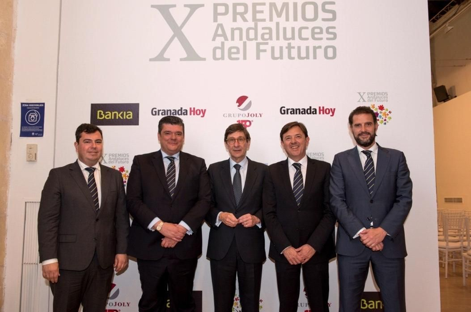 Carlos Alberto Sánchez, Salvador Curiel, José Ignacio Goirigolzarri, Joaquín Holgado y Francisco Javier Muñoz.