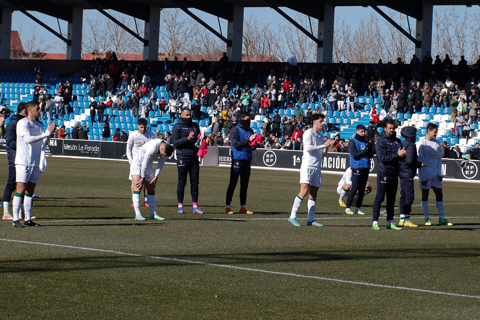 Las fotos de la afición del Córdoba CF en la visita a Unionistas