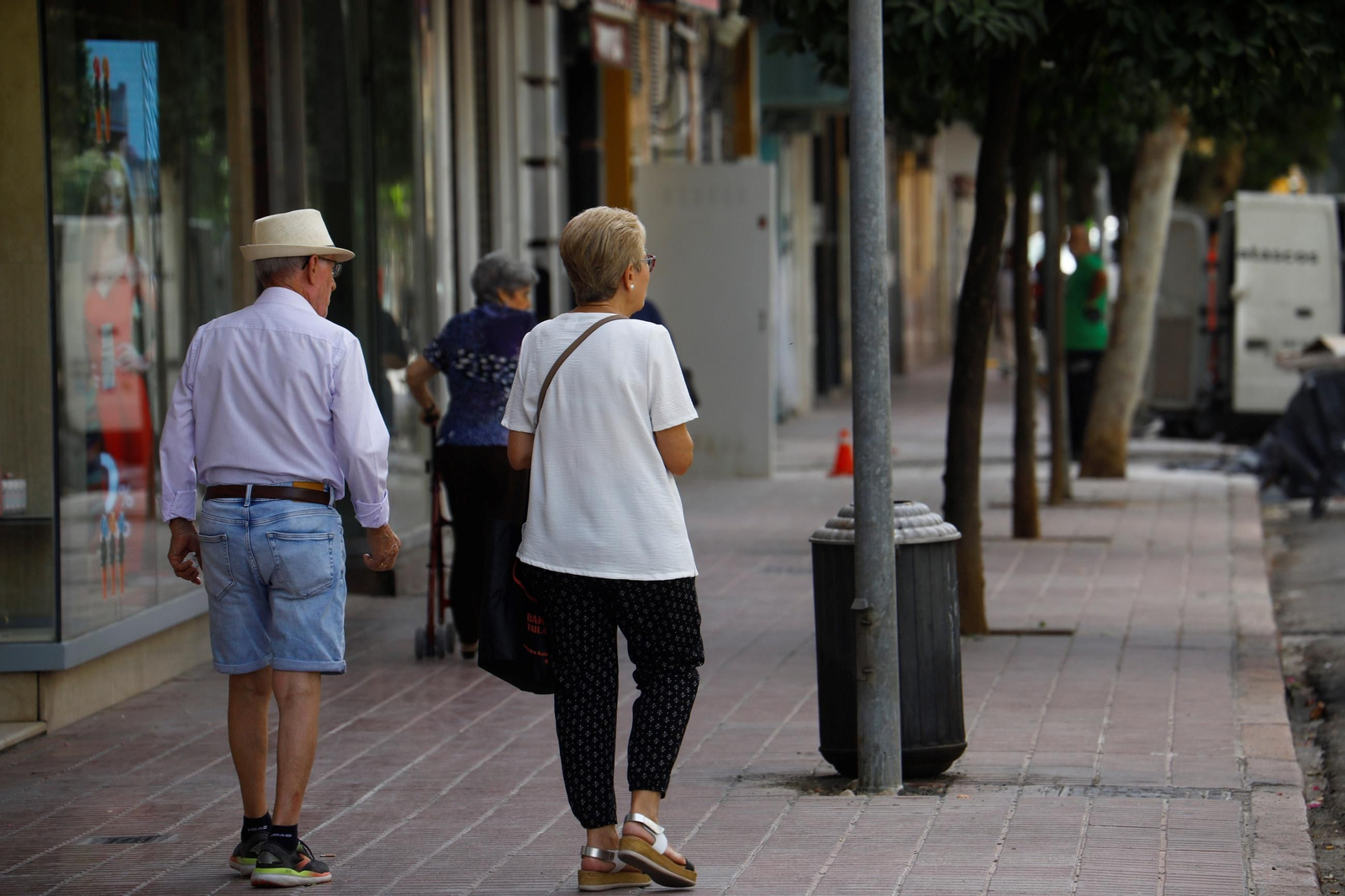 Ambiente en la avenida de Barcelona