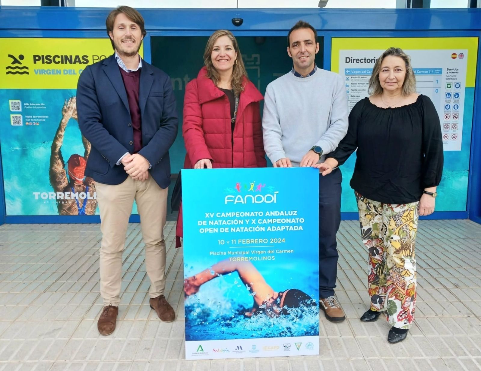 De izquierda a derecha, Javier Díaz Cánovas, Rocío Suárez, Ramón Alcaide y Pilar Jiménez.