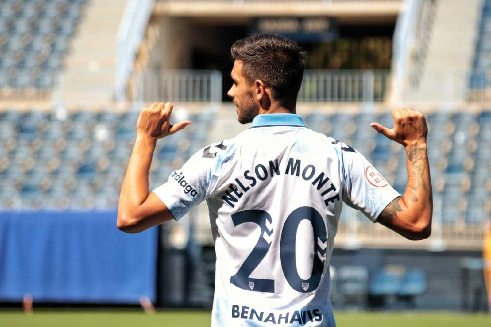 La presentación de Nelson Monte con el Málaga CF, en fotos
