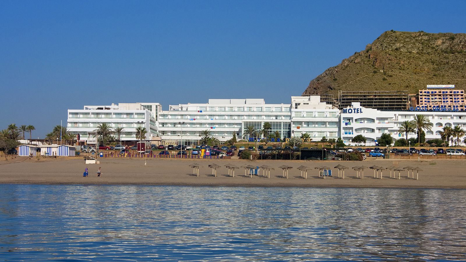 Perspectiva del Hotel Servigroup Marina Playa.