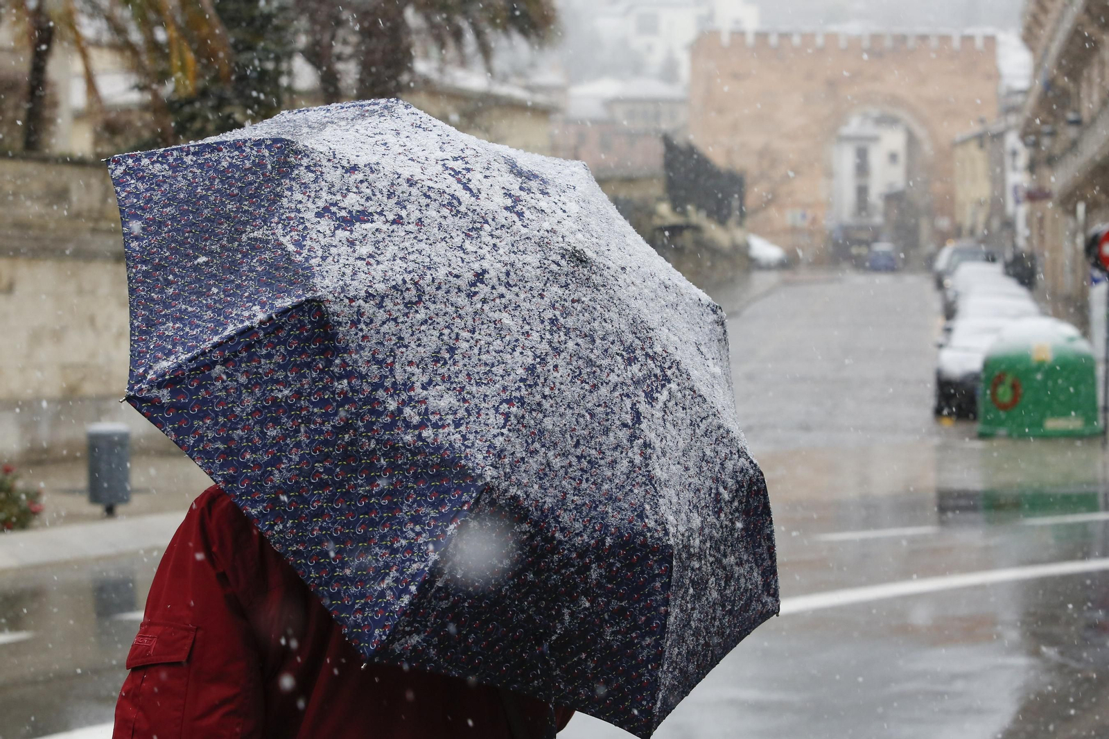La nevada de Granada, en imágenes