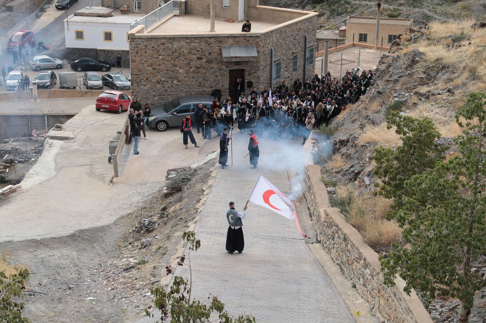 Los Moros y Cristianos de Gérgal se enfrentan en las fiestas de San Sebastián