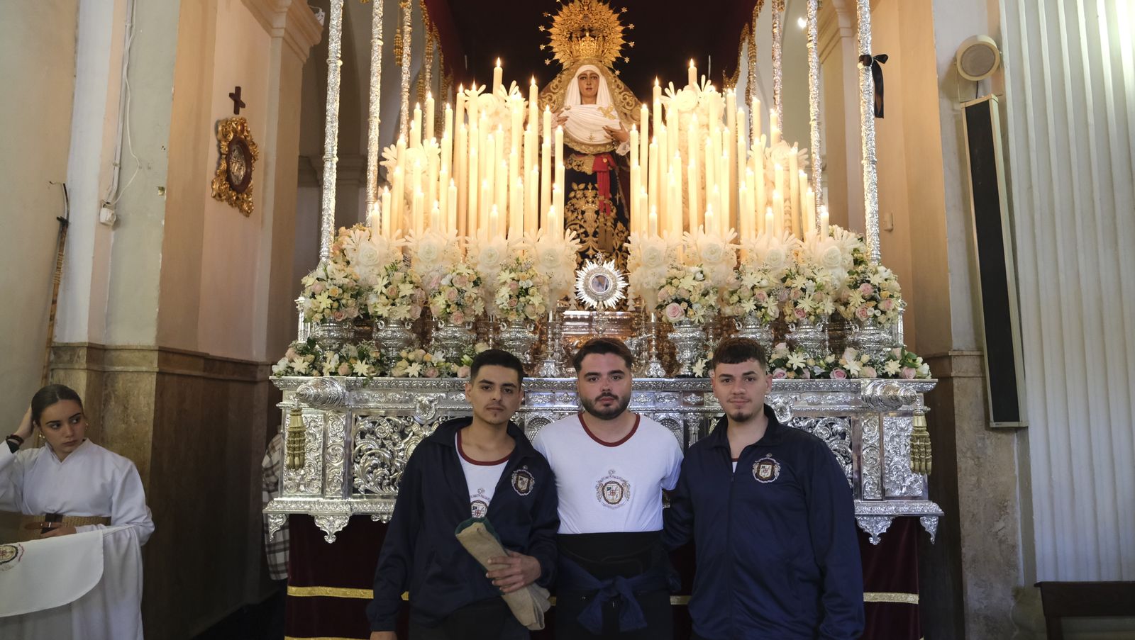 La procesión de la Santa Cena en Almería, en imágenes