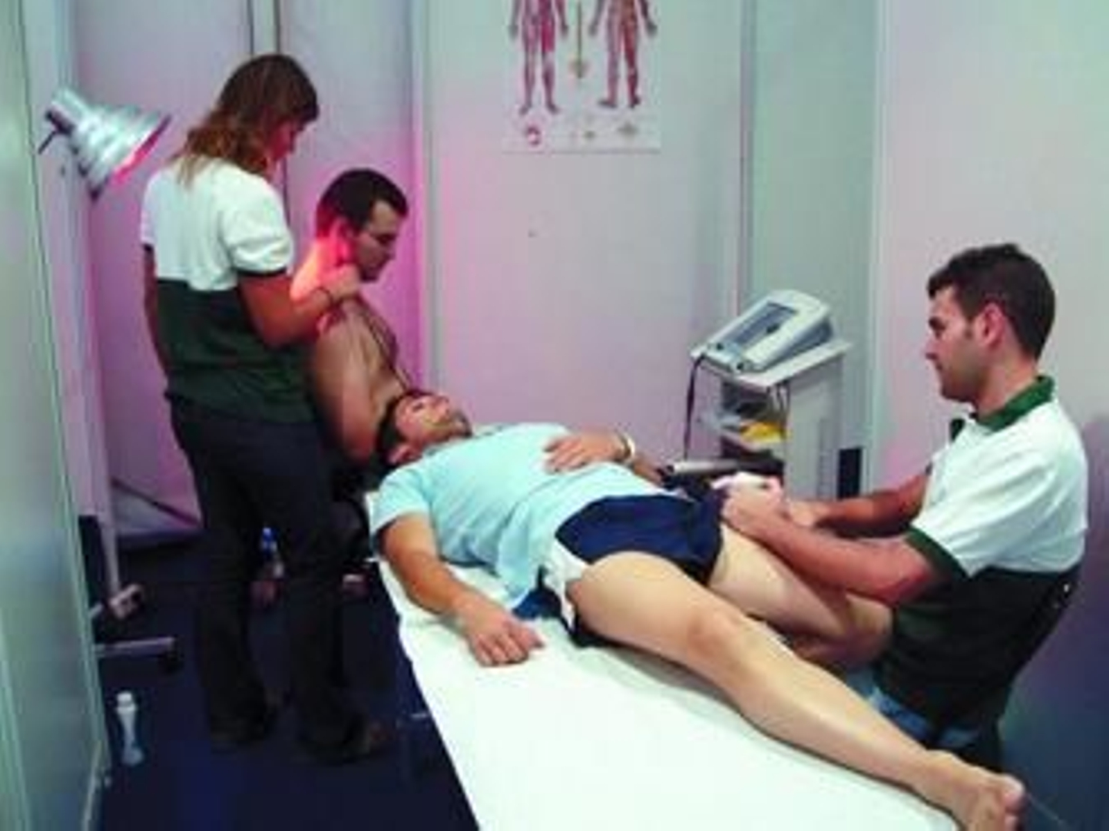 Una sesión de fisioterapia como las que se van a ofrecer en el Prado.